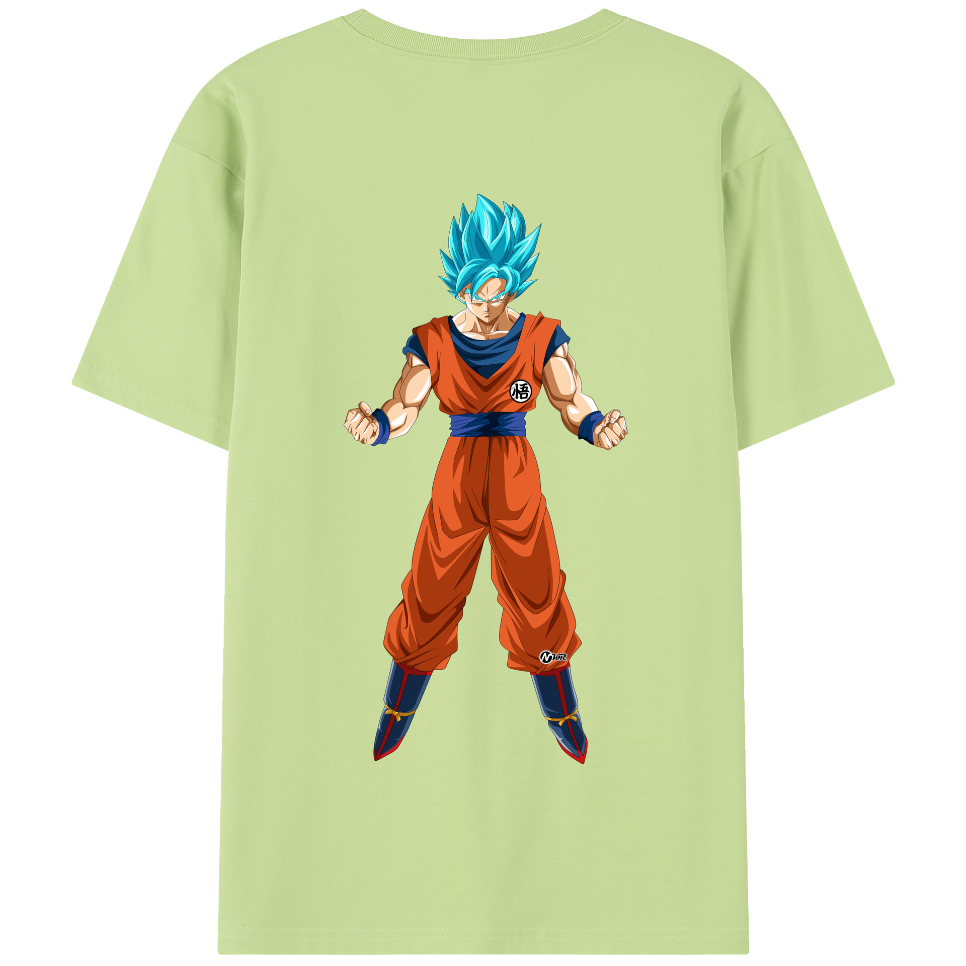 （画像用） ドラゴンボール 孫悟空（そん ごくう）Son Goku カカロット DRAGON BALL Kakarotto 綿100％半袖Tシャツ（背面プリント）